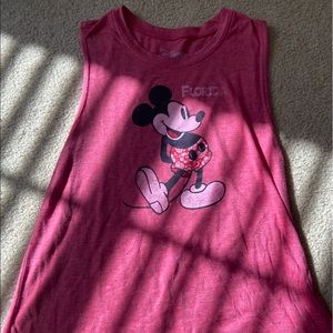 Cute red Mickey Mouse tank top